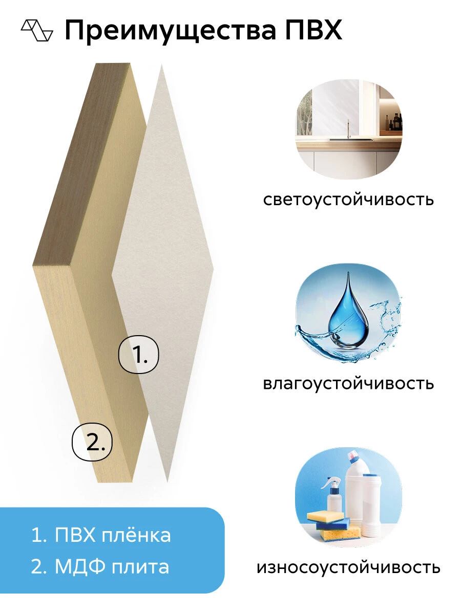 Кухонный гарнитур угловой Гренто, 300х180 см, белый / меланж / антарес